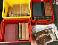 Lot 355 - Box of books including: A New Genealogical