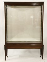 Lot 634 - A 19th century mahogany display cabinet