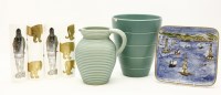 Lot 375 - A Keith Murry green glaze vase