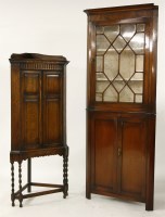 Lot 754 - A large 19th century mahogany corner cabinet