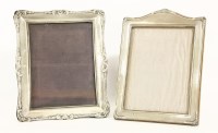Lot 124 - Two silver mounted photograph frames