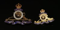 Lot 204 - A gold regimental sweetheart brooch for the Royal Regiment of Artillery