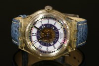 Lot 632 - A gentlemen's Swatch Automatic strap watch