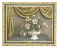 Lot 474 - Leo Klin
'STILL LIFE - ROSES'
Signed and dated 1945 l.l.