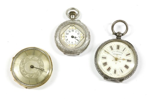 Lot 47 - Three small watches