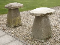 Lot 944 - A pair of staddle stones