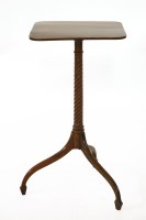 Lot 1074 - A George III mahogany lamp table