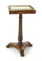 Lot 1103 - A Regency rosewood lamp table