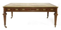 Lot 1139 - A Victorian mahogany library table