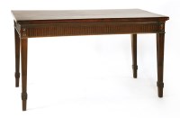 Lot 1142 - A mahogany serving table