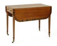 Lot 1061 - A good George III satinwood Pembroke table