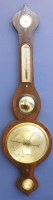 Lot 391A - A mahogany banjo barometer