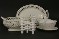 Lot 201 - A collection of Creamware pottery