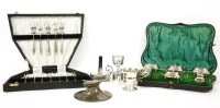 Lot 121 - A collection of silver items