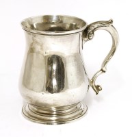 Lot 252 - A George III baluster mug