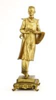 Lot 555 - A French gilt bronze figure of a Chinese man