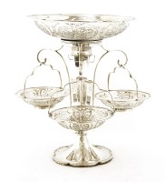 Lot 299 - A silver epergne
