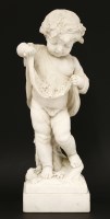 Lot 566 - A marble of a putto