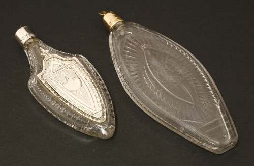 Lot 97 - Two George lll glass scent bottles