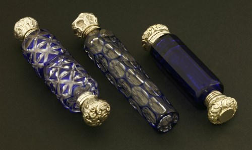 Lot 80 - Two double-ended scent bottles