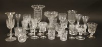 Lot 389 - A large collection of drinking glasses