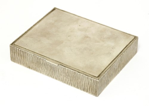 Lot 167 - A silver box