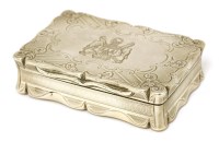 Lot 42 - Of Livery Company and Masonic interest: a Victorian silver snuff box
