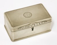 Lot 45 - An unusual George IV silver snuff box