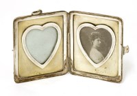 Lot 47 - A Victorian silver travelling photograph frame