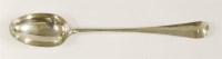 Lot 193 - A George II silver Hanoverian pattern basting spoon