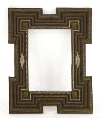 Lot 490 - A Continental rustic picture frame