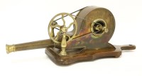 Lot 430 - A set of brass mechanical bellows