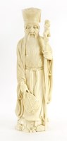 Lot 638 - An ivory carving