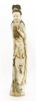 Lot 639 - A Chinese ivory carving