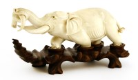 Lot 595 - An ivory carving