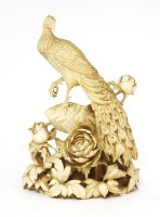Lot 650 - A Chinese ivory carving