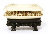 Lot 651 - A Chinese ivory shell dream