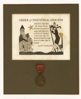 Lot 458 - 'The Order of Industrial Heroism' medal
