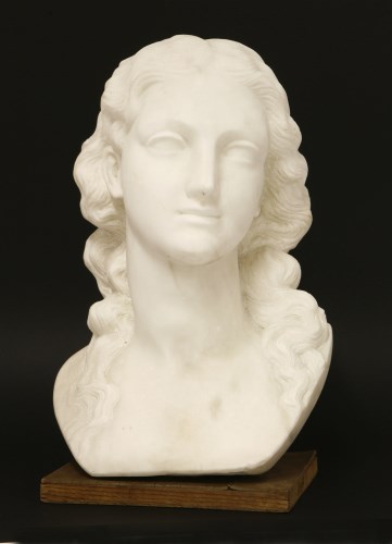 Lot 567 - A marble bust