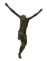 Lot 536 - A bronzed copper Corpus Christi