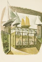 Lot 1045 - Eric Ravilious (1903-1942)
'MODEL SHIPS AND RAILWAYS'
Lithograph