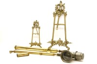 Lot 352 - 2 brass easels