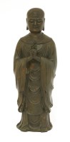 Lot 178 - A Chinese bronze luohan