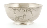 Lot 139 - A Japanese silver bowl