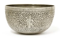 Lot 83 - A Thai silver bowl
