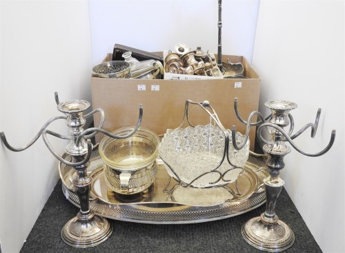 Lot 228 - Silver plated items