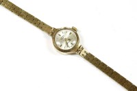 Lot 45 - A ladies 9ct gold Rotary mechanical bracelet watch