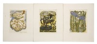 Lot 482 - Doris Boulton-Maude (1893-1961)
three linocuts