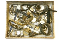 Lot 58 - A box of various wristwatches