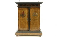 Lot 384 - A B.H. Abrahams 'smoker's cabinet' disc musical box